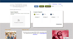 Desktop Screenshot of michigancollegeguide.com